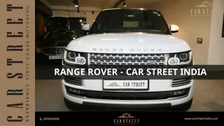 RANGE ROVER - CAR STREET INDIA