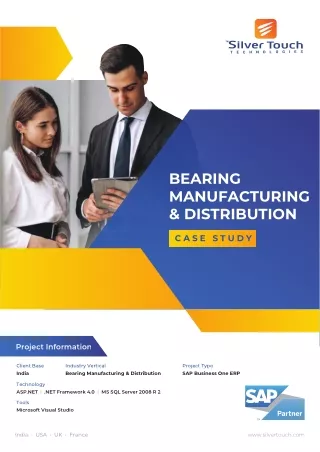 SAP implementation for Manufacturing and Distribution Case Study - Silver touch