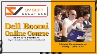Dell Boomi Online Training Course - SV Soft Solutions