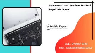 Guaranteed and On-time MacBook Repair in Brisbane