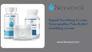 Signal Soothing Cream - Neuropathic Pain Relief Soothing Cream