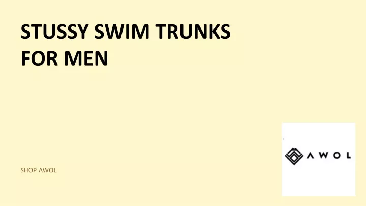 stussy swim trunks for men