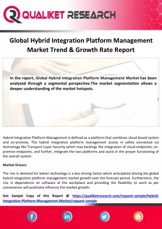 global hybrid integration platform management