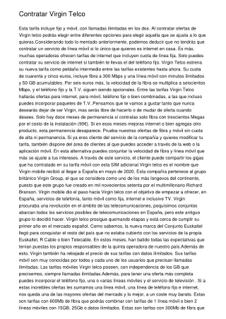 contratar virgin telco esta tarifa incluye fijo