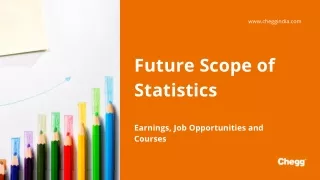 Scope of statistics Courses in India