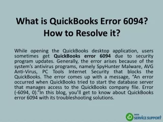 what is quickbooks error 6094 how to resolve it