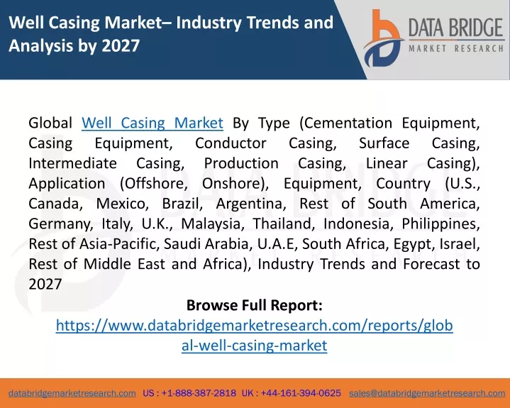 well casing market industry trends and analysis