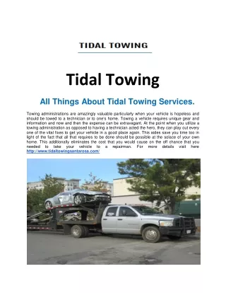 Tidal Towing