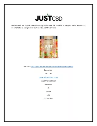we deal with the sale of affordable cbd gummies