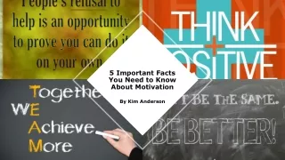 5 important facts you need to know about motivation