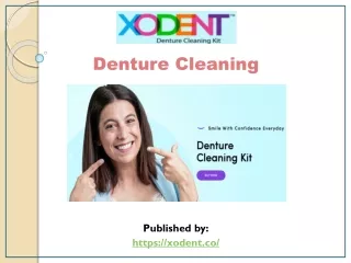 Denture Cleaning