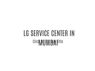 LG Microwave Oven Repair Service center in Tilaknagar Mumbai