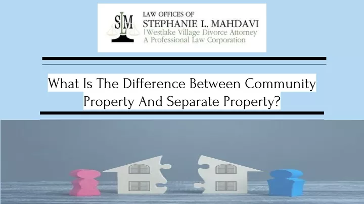 what is the difference between community property