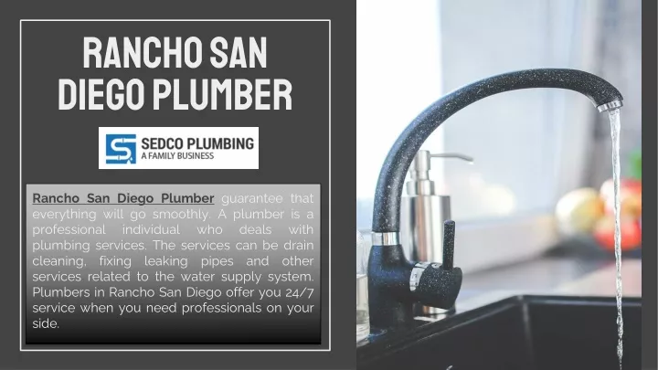 rancho san diego plumber