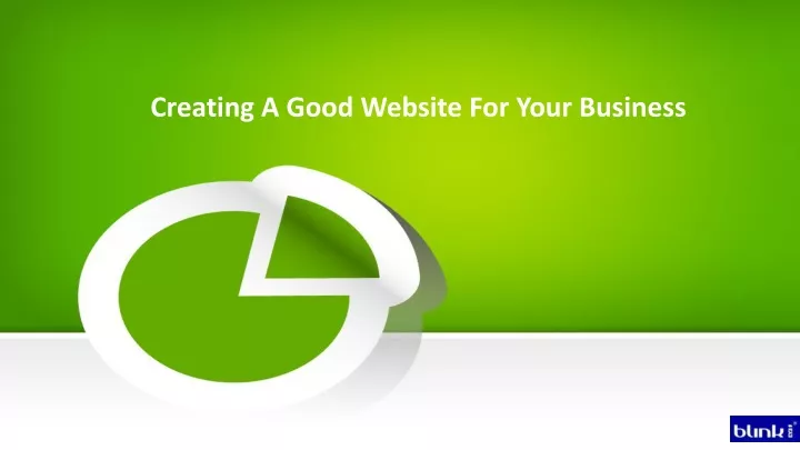 creating a good website for your business