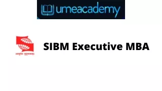 Umeacademy present SIBM executive programs in 2021