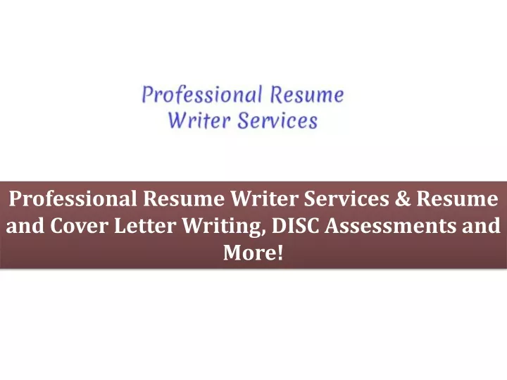 professional resume writer services resume