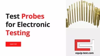 test probes for electronic testing