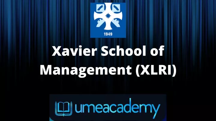 xavier school of management xlri