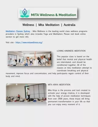 wellness mita meditation australia wellness mita
