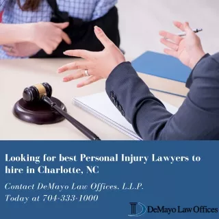 Personal Injury Lawyers in NC