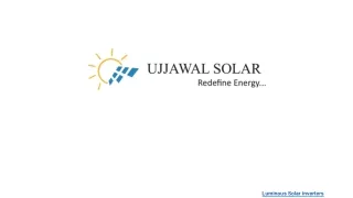 What is a Luminous solar inverter