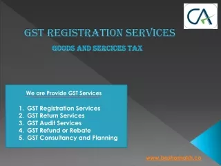 GST Registration Services 
