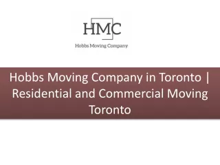 Moving Company in canada