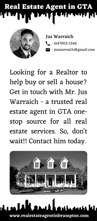 Real Estate Agent in GTA