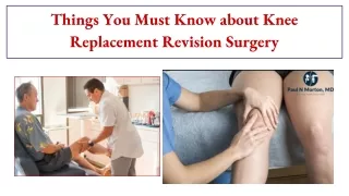 Things You Must Know about Knee Replacement Revision Surgery