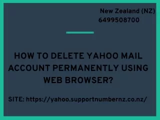 Yahoo Technical Support NZ