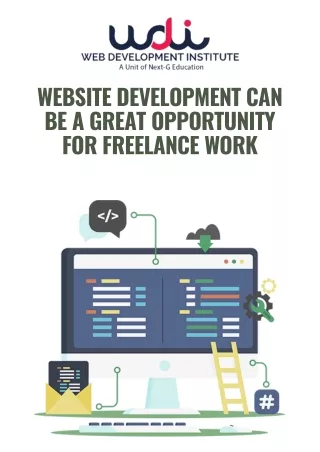 Website Development can be a Great Opportunity for Freelance work