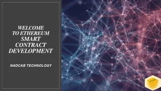 welcome to ethereum smart contract development