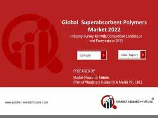 global superabsorbent polymers market 2022