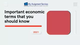 impo rt an t economic
