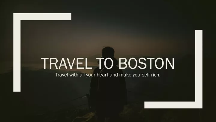 travel to boston