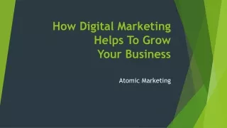 How Digital Marketing Helps To Grow Your Business