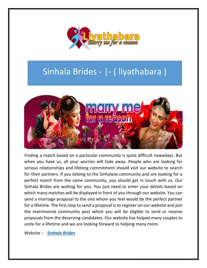 sinhala brides liyathabara