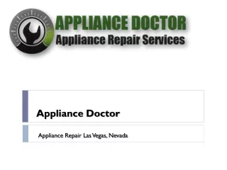 appliance doctor