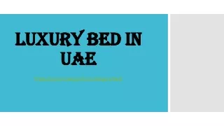 luxury bed in uae