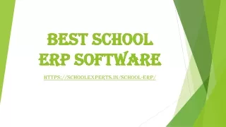 best school erp software