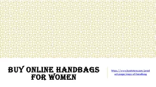 buy online handbags for women