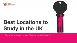 Best Locations to Study in the UK