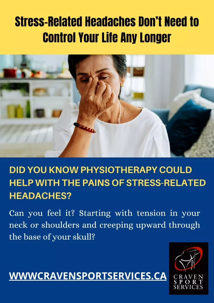 stress related headaches don t need to control