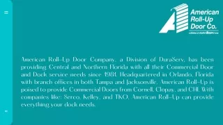 Do You Want Service from Best Overhead Garage Door Company | Americanrollupdoor