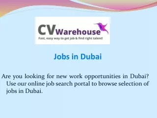Jobs in Dubai