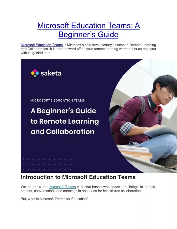 microsoft education teams a beginner s guide