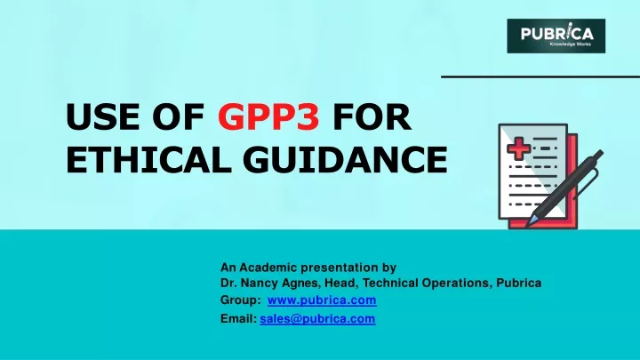 use of gpp3 for ethical guidance