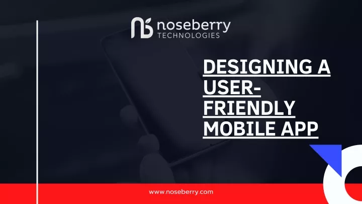 designing a user friendly mobile app