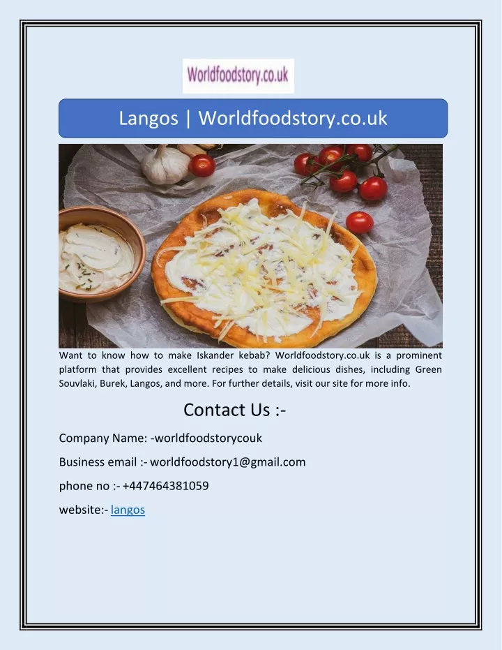 langos worldfoodstory co uk